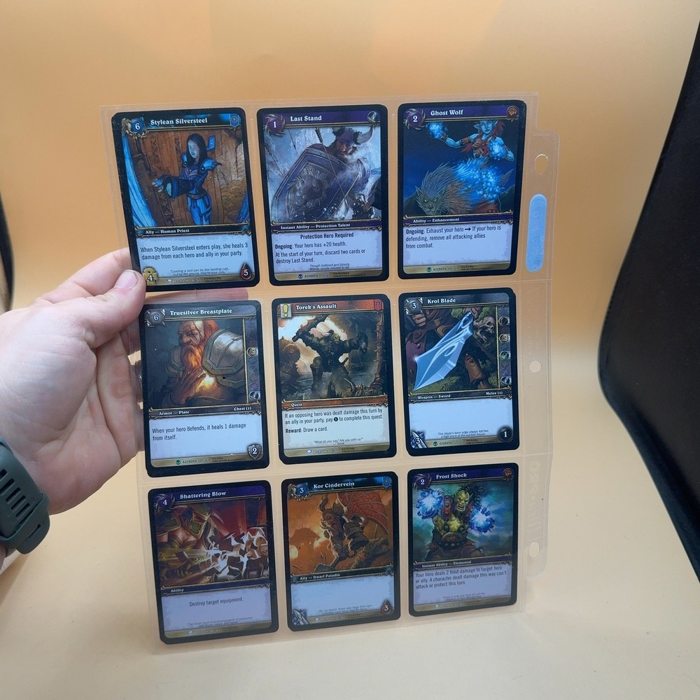 World of Warcraft WoW TCG Trading Card Game Lot of 18 Cards Azeroth Mixed